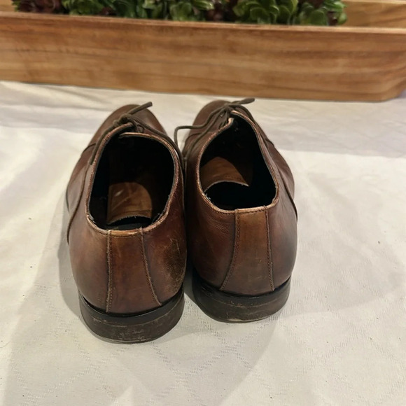 To Boot New York Men’s Brandon Cap Toe Oxford Cognac Leather 12981 US 9.5 M - Picture 4 of 6